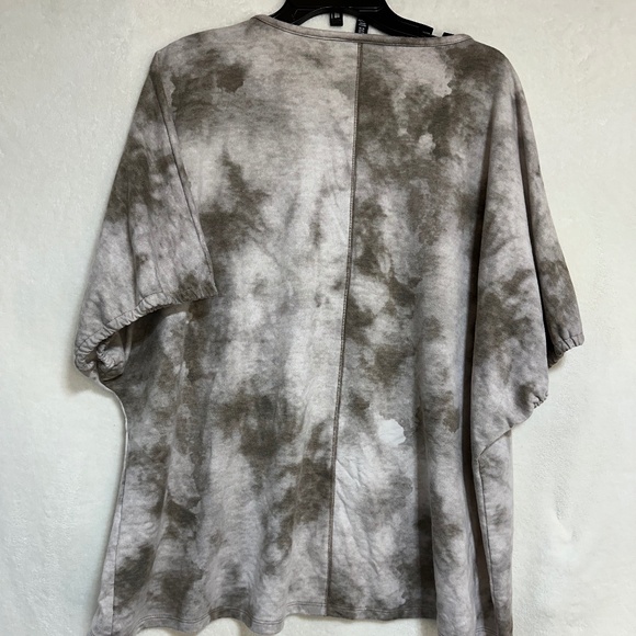 Ellen Tracy 2-Piece Women's Sweater & Sweatpants/Joggers 3X Tie Dyed Beige - Picture 4 of 12